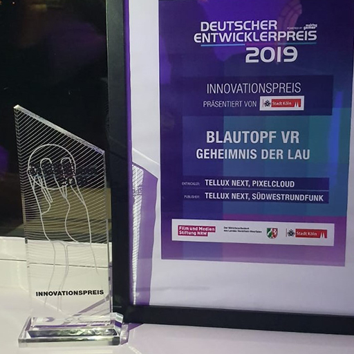 Blautopf VR gewinnt DEP 2019